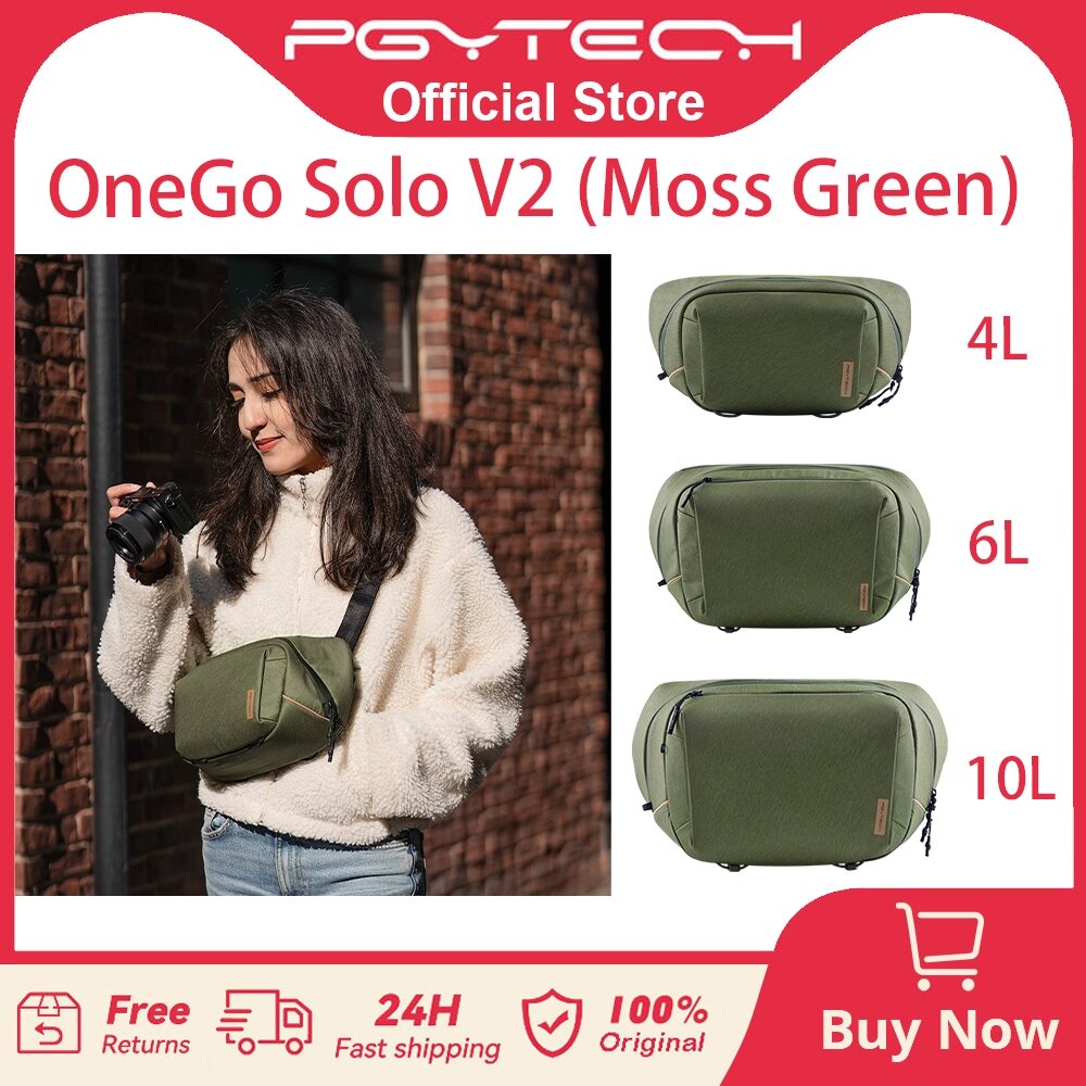Pgytech Onego Solo V2 Camera Shoulder Bag for Daily Life and Travel, Easy to Open and Close, Waterproof, Durable, Can Be Used with Sony Canon Fuji Cameras (Pgytech)
