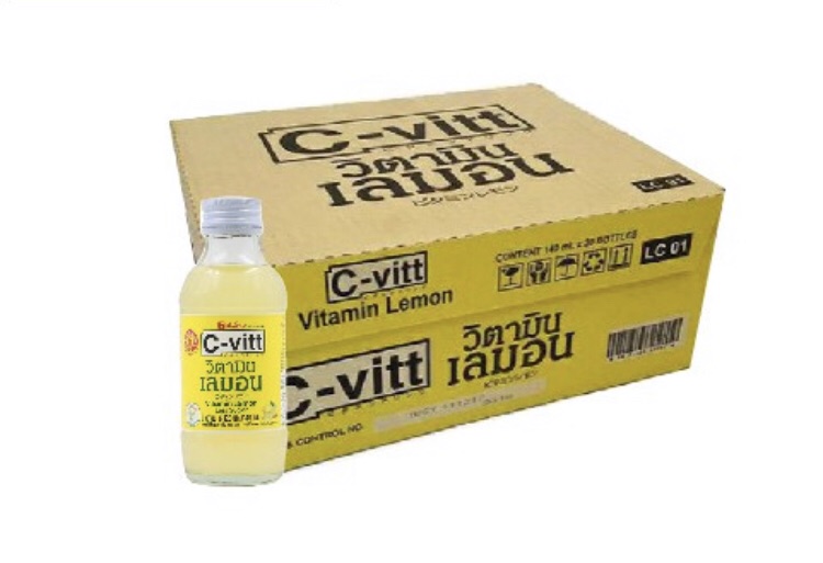 C-vitt เครื่องดื่มวิตามินซี รสเลมอน (30 ขวด)
