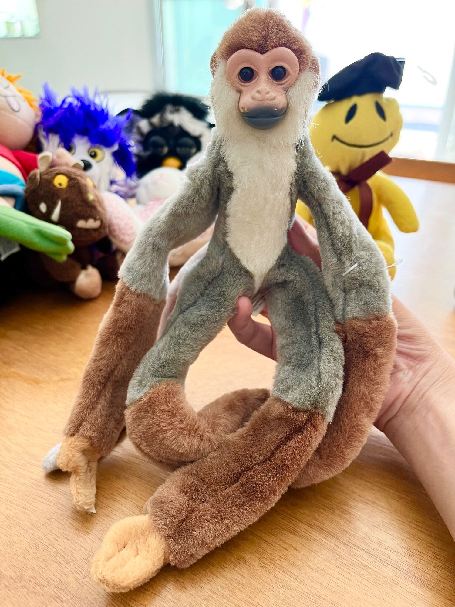 ตุ๊กตาลิงหน้ายาง Monkey ป้าย USA งานแปลกสำหรับสะสมหรือเล่น Lazada.co.th