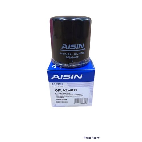 กรองน้ำมันเครื่อง AISIN 4011 Nissan March, Almera, Sylphy, Juke, Neo, Tida Xtrail ,Teana / 15208-65F00 ราคา 110 บาท*ส่งฟรี