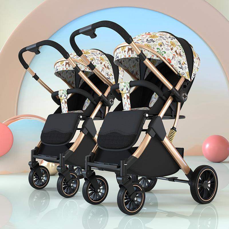 LIWAN | Adjustable Lightweight Foldable Shock Absorbing Baby Stroller