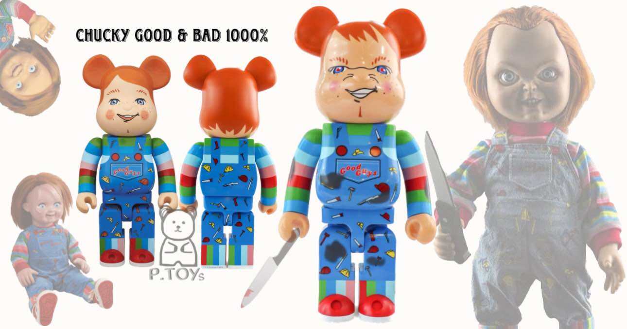MEDICOM TOY - BE@RBRICK 1000％ CHUCKY Be@rbrick 1000 Chucky Bearbrick Medicom Toy Child Play