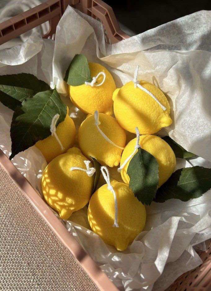 เทียนลูกเลม่อน ของขวัญ ของชำร่วย ราคา  75 บาท*ส่งฟรี