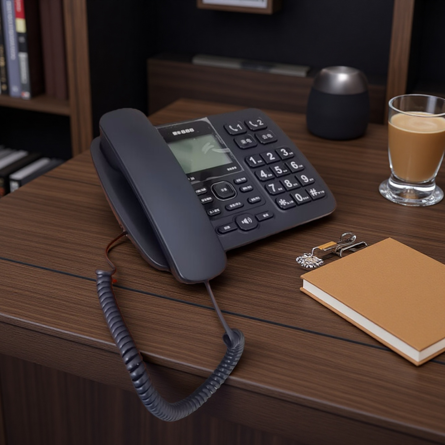 TAIFENG888 | Recording Digital Display Multifunction Black Telephone ราคา 1,274 บาท*ส่งฟรี