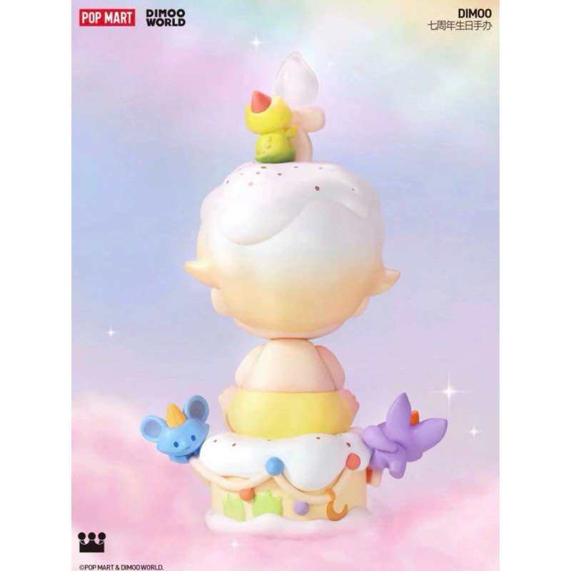 海外 フィギュア おもちゃ DIMOO 7周年誕生日記念フィギュア Amazon.co.jp: ポップマート mart Dimoo 7 周年記念誕生 限定版