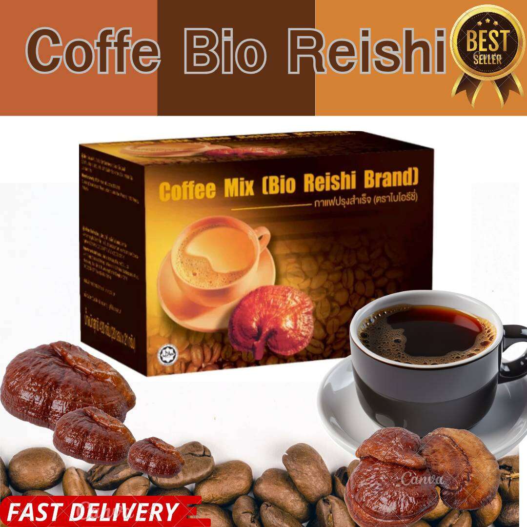 Bio Reishi Coffee ( กาแฟ ไบโอริช ) แท้100% ราคา 445 บาท*ส่งฟรี