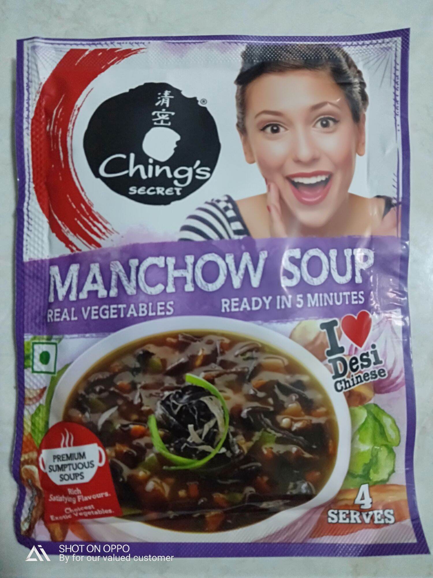ching's Secret Manchow Soup 55Gram Real Vegetables Lazada.co.th