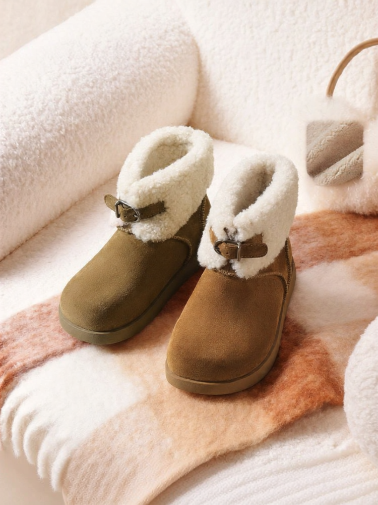 belle | Warm Fluffy Snow Boots for Women Fleece Lined ราคา 3,813 บาท*ส่งฟรี