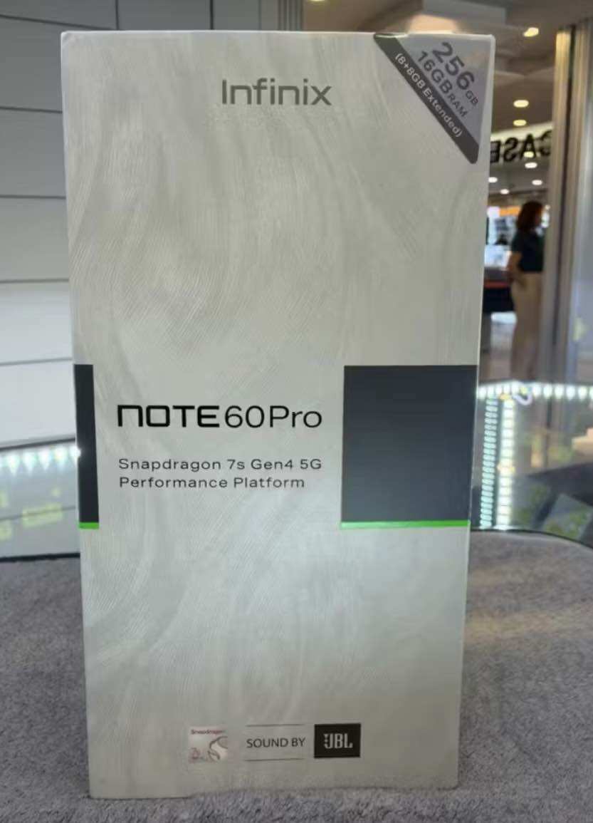 Infinix Note60Pro Ram 8Gb Rom 256Gb It's a Brand New Device, Thai Center Warranty. ราคา 10,590 บาท*ส่งฟรี