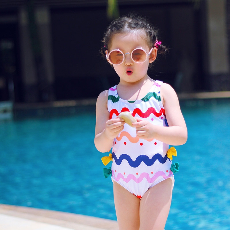 ชุดว่ายน้ำสำหรับเด็กเด็กหญิงเด็กผู้หญิงน่ารัก Petpet ชุดว่ายน้ำวันพีช2021ใหม่สำหรับเด็กตัวเล็กและกลางทารกชุดว่ายน้ำ