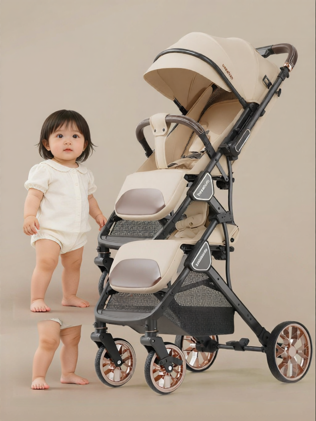 [Convertible Reclining Lightweight Folding Stroller,Convertible Reclining Lightweight Folding Stroller,]