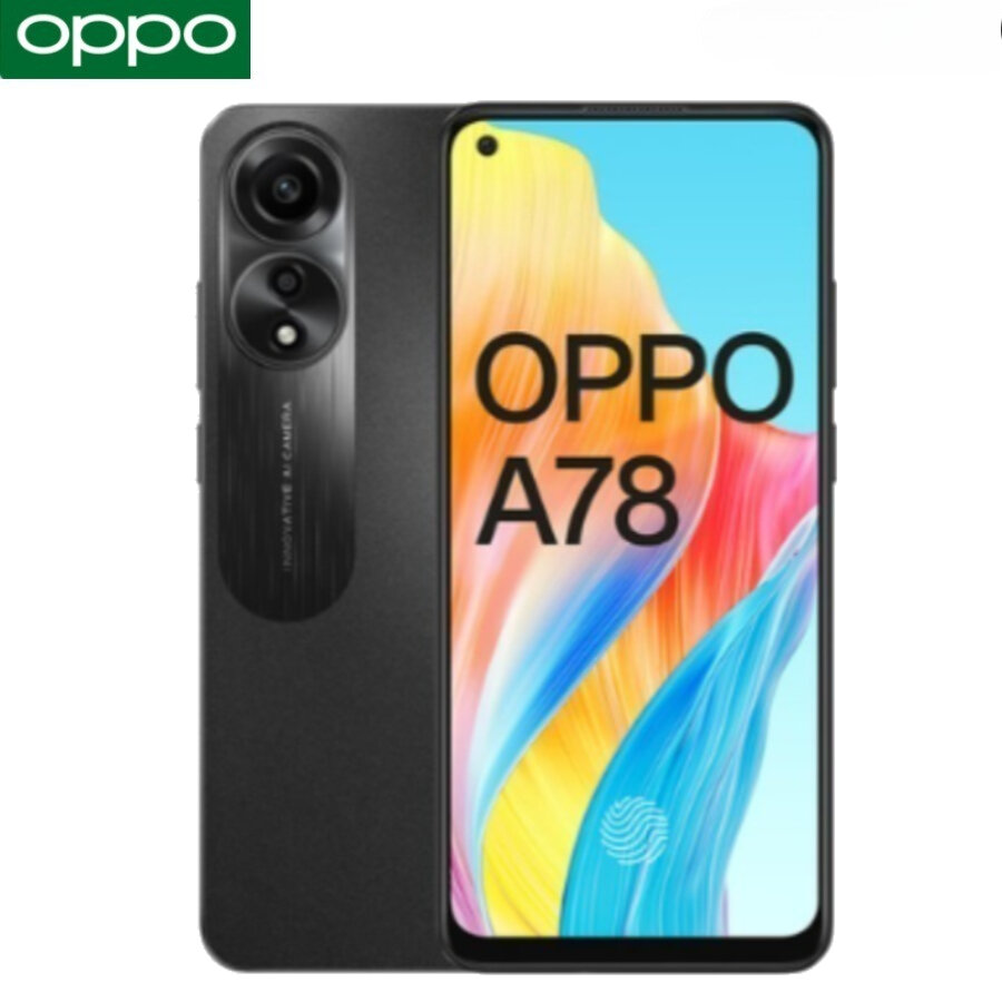 OPPO | OPPO A78 5G 8+256GB: หน้าจอ LCD ขนาด 6.56 นิ้ว 90Hz, กล้อง 50 ล้านพิกเซล, ชาร์จเร็ว 33W, แบตเตอรี่ 5000mAh ราคา 7,844 บาท*ส่งฟรี