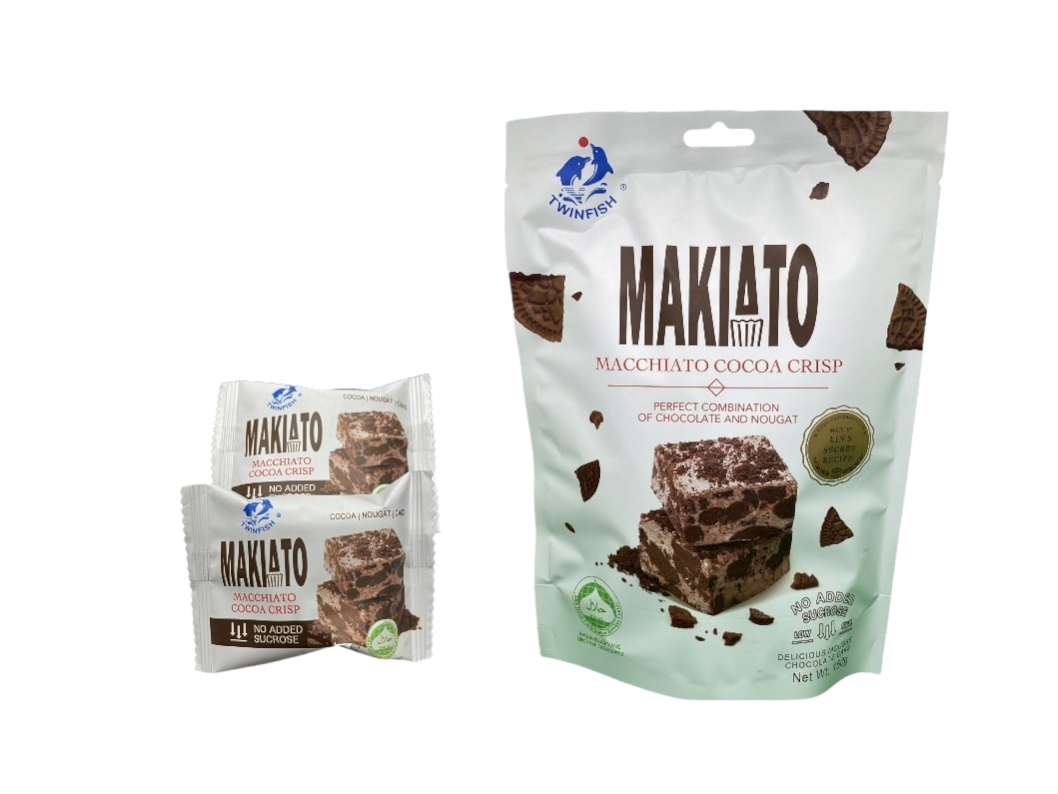 มากิโตะ บราวนี่หนึบๆ โกโก้คริสป์ ตรา ทวินฟิต 150กรัม ราคา 59 บาท*ส่งฟรี