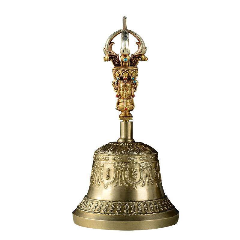 OSITE | Five-Strand Handcrafted Bell and Vajra with Eight Auspicious Symbols and Three-Faced Phurbas ราคา 9,518 บาท*ส่งฟรี
