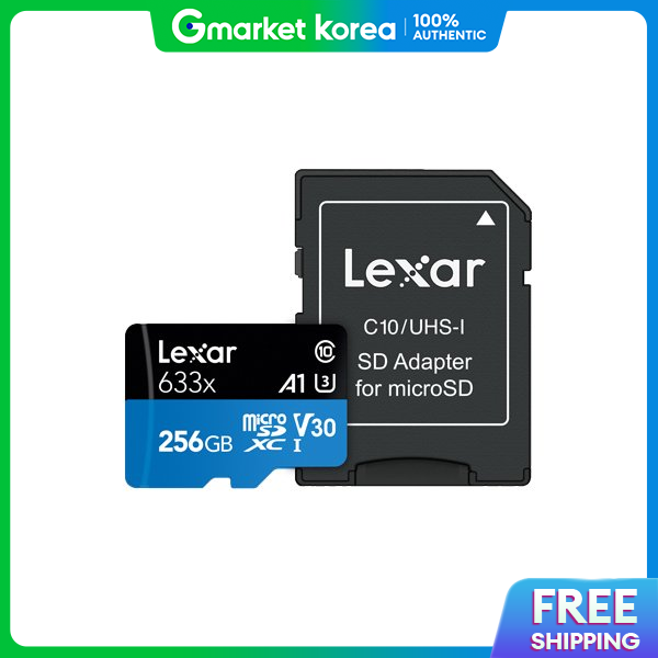 Lexar | Genuine Lexar Microsdxc 256Gb / Memory for Gopro (4K Recording Supported) ราคา 4,532 บาท*ส่งฟรี