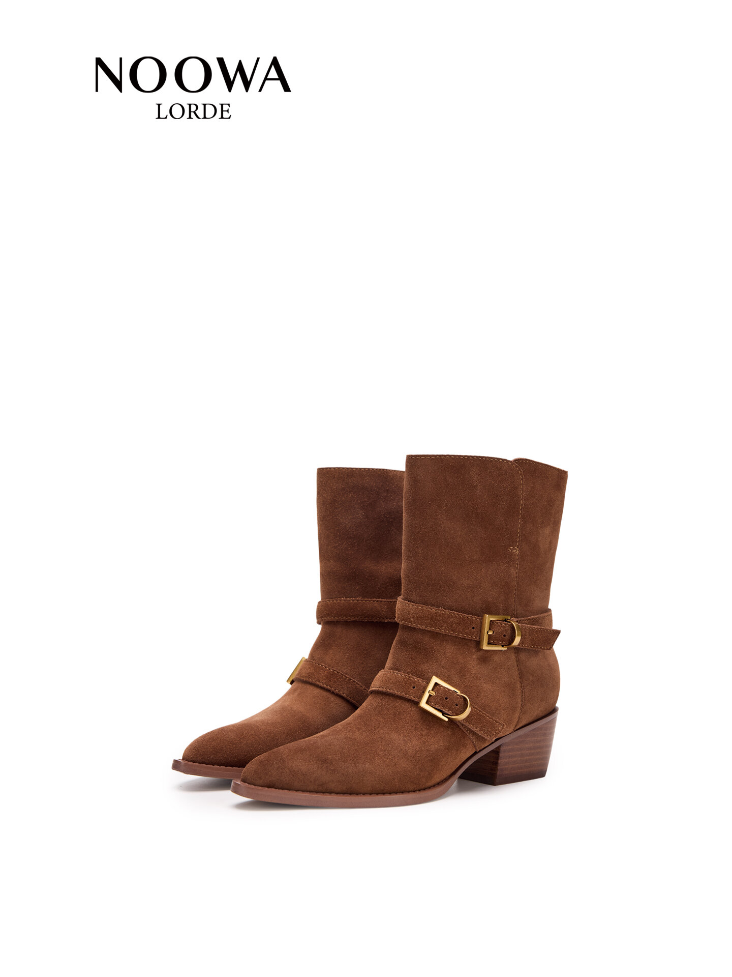 [NOOWALORDE | Vintage Knight Boots Heel Slim Ankle Boot,NOOWALORDE | Vintage Knight Boots Heel Slim Ankle Boot,] ราคา 8,437 บาท*ส่งฟรี