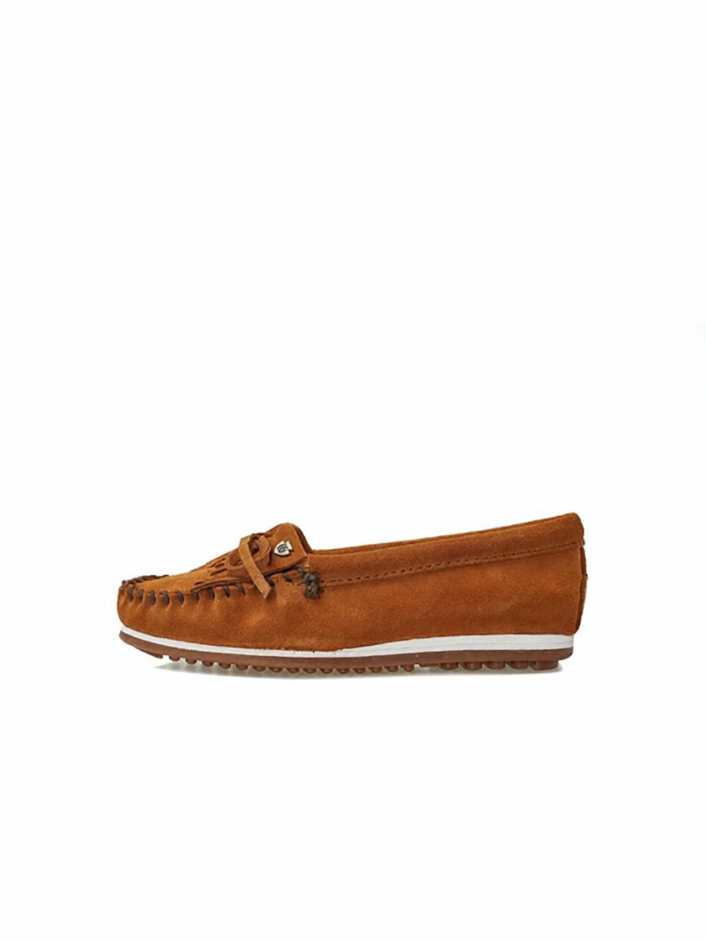Minnetonka | Comfortable Thick Bottom Slip-On Bean Shoes Minnetonka Mini Tangka Soft Sole Casual Round Toe Flat Heel Rubber Outsole ราคา 3,791 บาท*ส่งฟรี