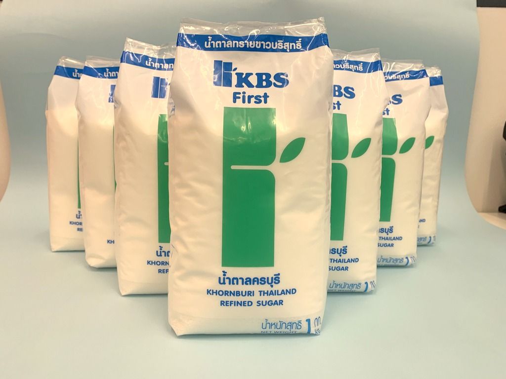 ##น้ำ​ตาล​ไทยพรีเมี่ยม## น้ำตาลทรายขาว​ KBS (Refined Sugar) ขนาด 10 กก.