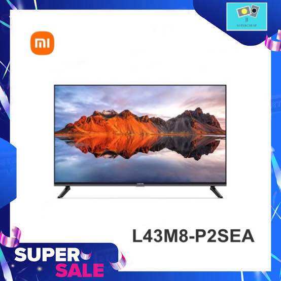 Xiaomi TV A Series 43 นิ้ว Full HD SMART TV L43M8-P2SEA , Google TV™ , Google Play ราคา 7,990 บาท*ส่งฟรี