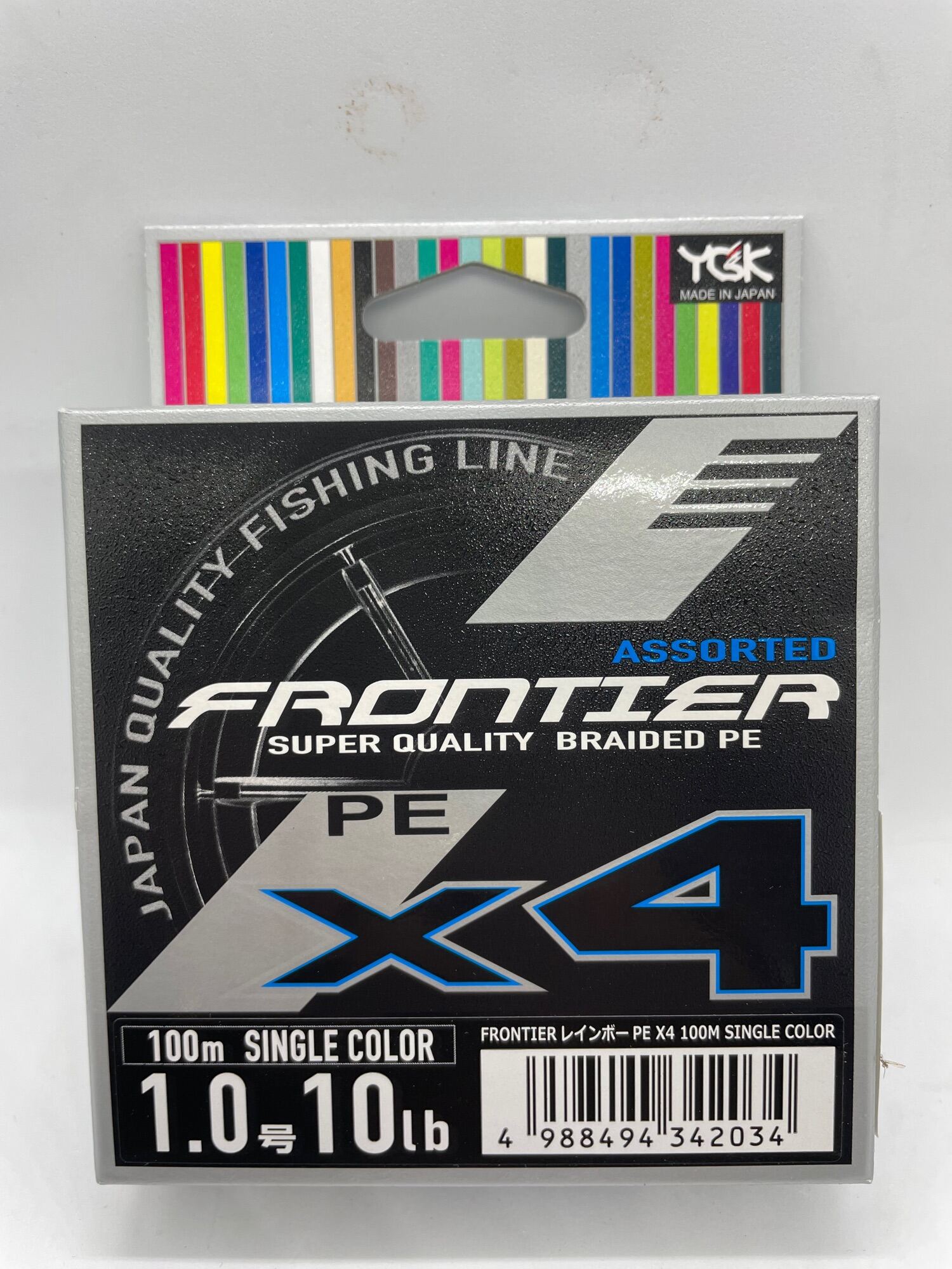 YGK (MADE IN JAPAN) ASSORTED FRONTIER PE X4 JAPAN QUALITY FISHING LINE