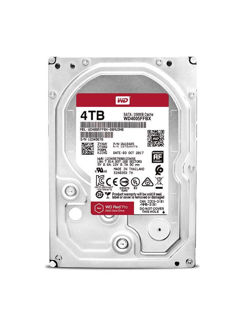 อุปกรณ์จัดเก็บข้อมูล WD ฮาร์ดไดร์ฟ NAS CMR 4TB ราคา 22,155 บาท*ส่งฟรี