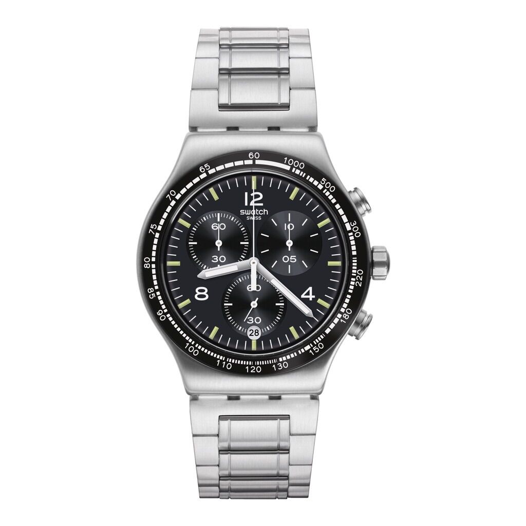 นาฬิกา Swatch Chronograph NIGHT FLIGHT AGAIN YVS444GC ราคา 8,000 บาท*ส่งฟรี