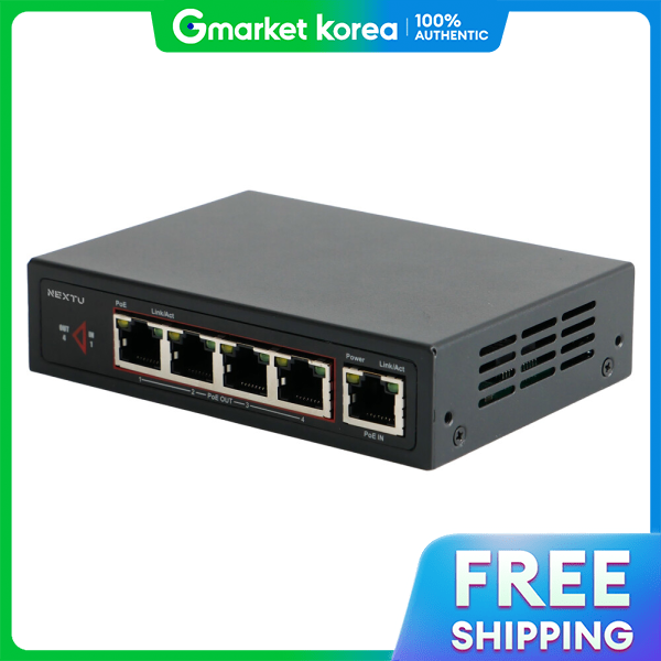 NextU | Poe3495Ex 10/100/1000Mbps Out 30W 4-Port 90W 14 Poe Extender ราคา 3,094 บาท*ส่งฟรี