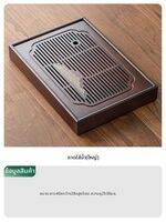 SHENGCANG | ถาดชาไม้ไผ่แบบเรียบเก็บน้ำได้
