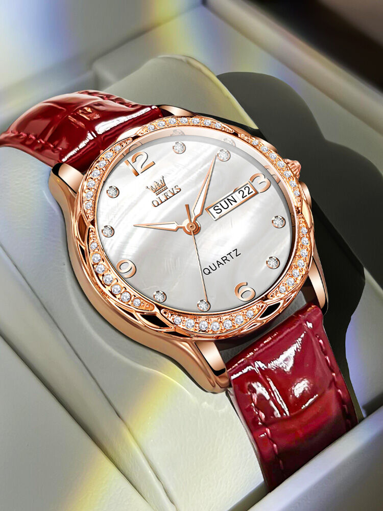 [JINRUI | Luxury 34mm Waterproof Quartz Watch Leather Strap,JINRUI | Luxury 34mm Waterproof Quartz Watch Leather Strap,] ราคา 2,072 บาท*ส่งฟรี