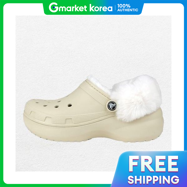 Crocs | Classic Platform Lined Fur Strap Clog Winter Warm Fur 212854-2Y2 631307 ราคา 2,666 บาท*ส่งฟรี
