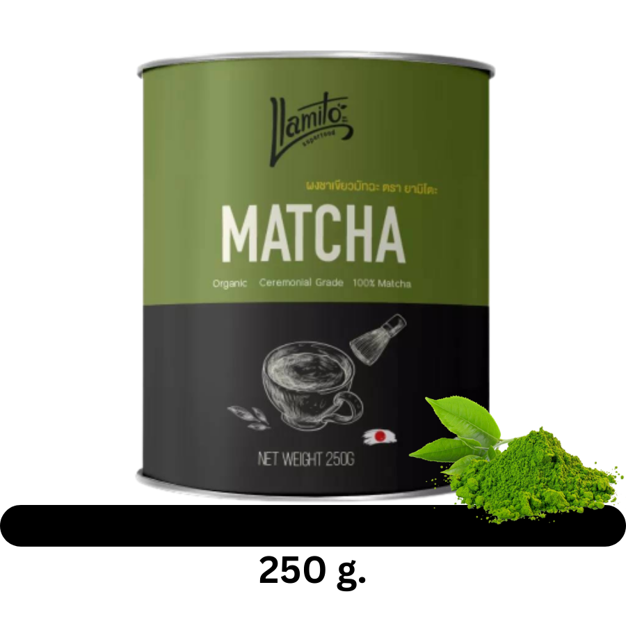 🌟ชาเขียว ออแกนิค คัดเกรดคุณภาพ ผงมัทฉะ ตรา ยามิโตะ ชาเขียว ชาเขียวผง ชาเขียวออแกนิค Organic Matcha Powder 250 กรัม ราคา 850 บาท*ส่งฟรี