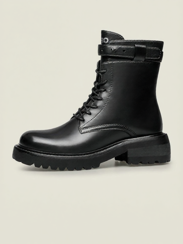 Zero | British Style Winter Mid-Calf Boots Low Heel ราคา 8,194 บาท*ส่งฟรี