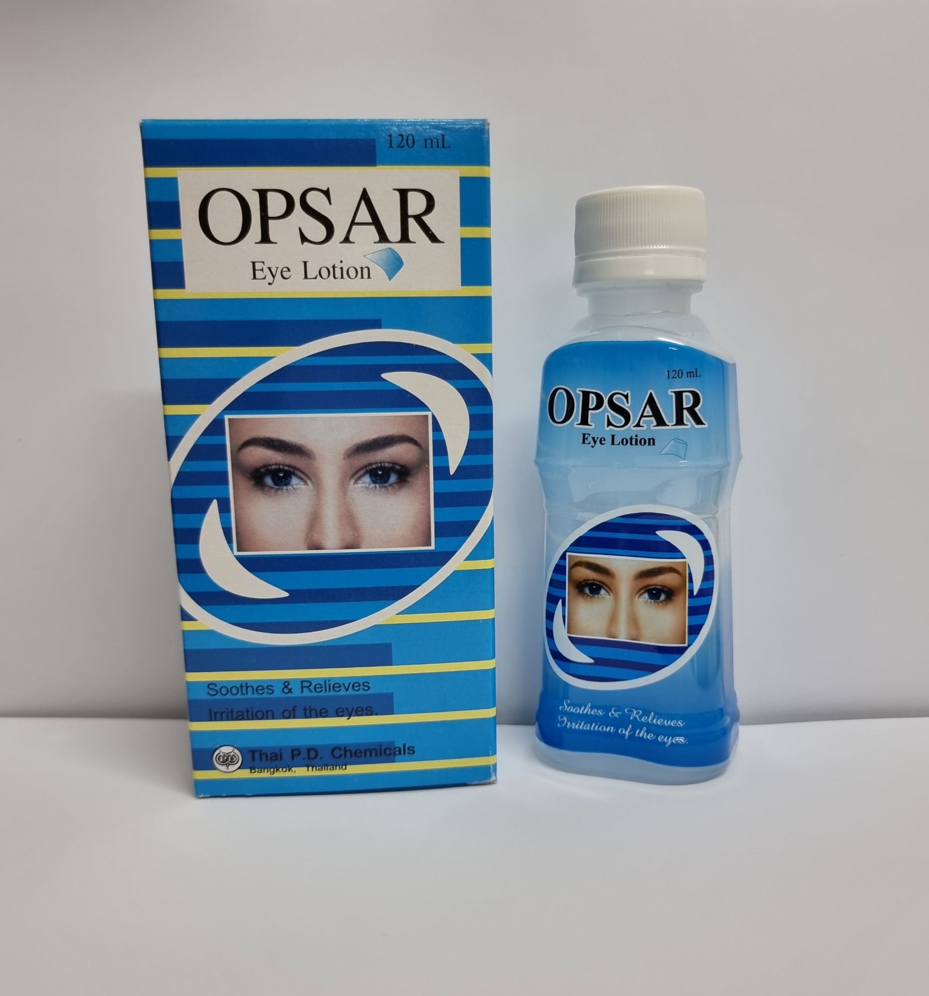 væske får Selv tak OPSAR Eye Lotion ออฟซ่าร์ น้ำยาล้างตา ขนาด 120 ML 1 ขวด - NP Care you -  ThaiPick
