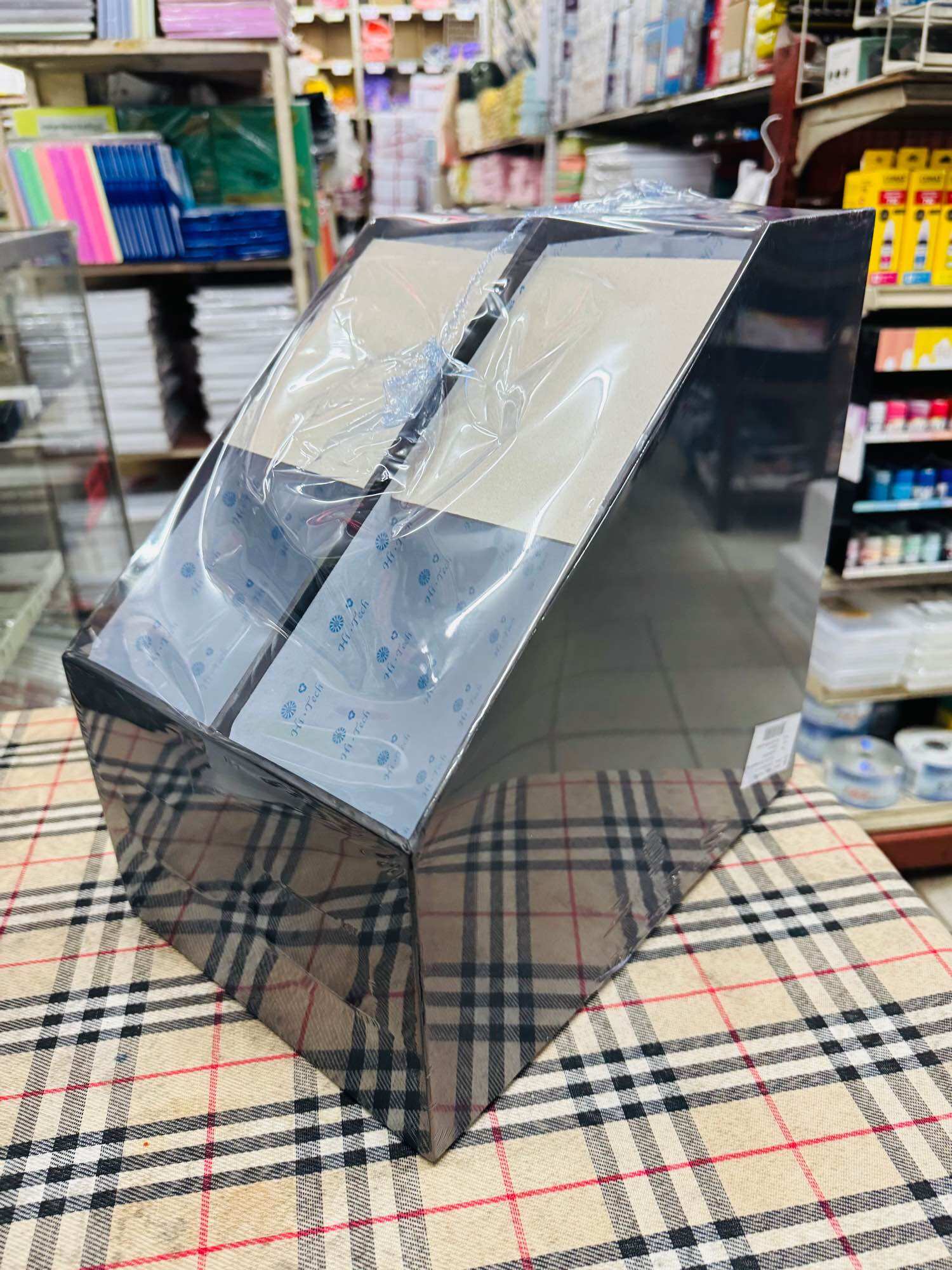 กล่องเอกสาร 2 ช่อง A4 ขนาด 20*30*30ซม. ใส่แฟ้ม ใส่เอกสาร พร้อมส่ง มีเก็บปลายทาง
