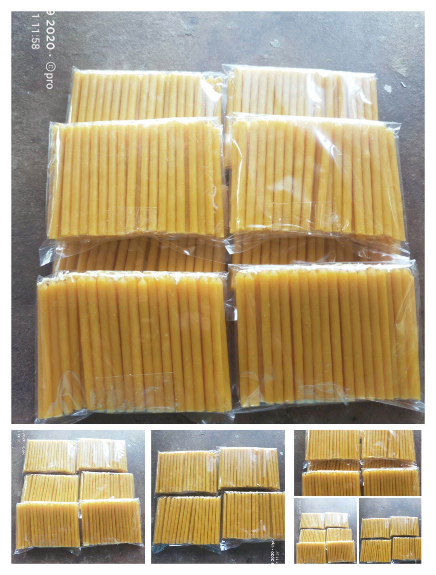 เทียนจิ๋วทำดอกไม้จันทน์แพ็คละ 50 กรัมจำนวน 50-55 แท่ง