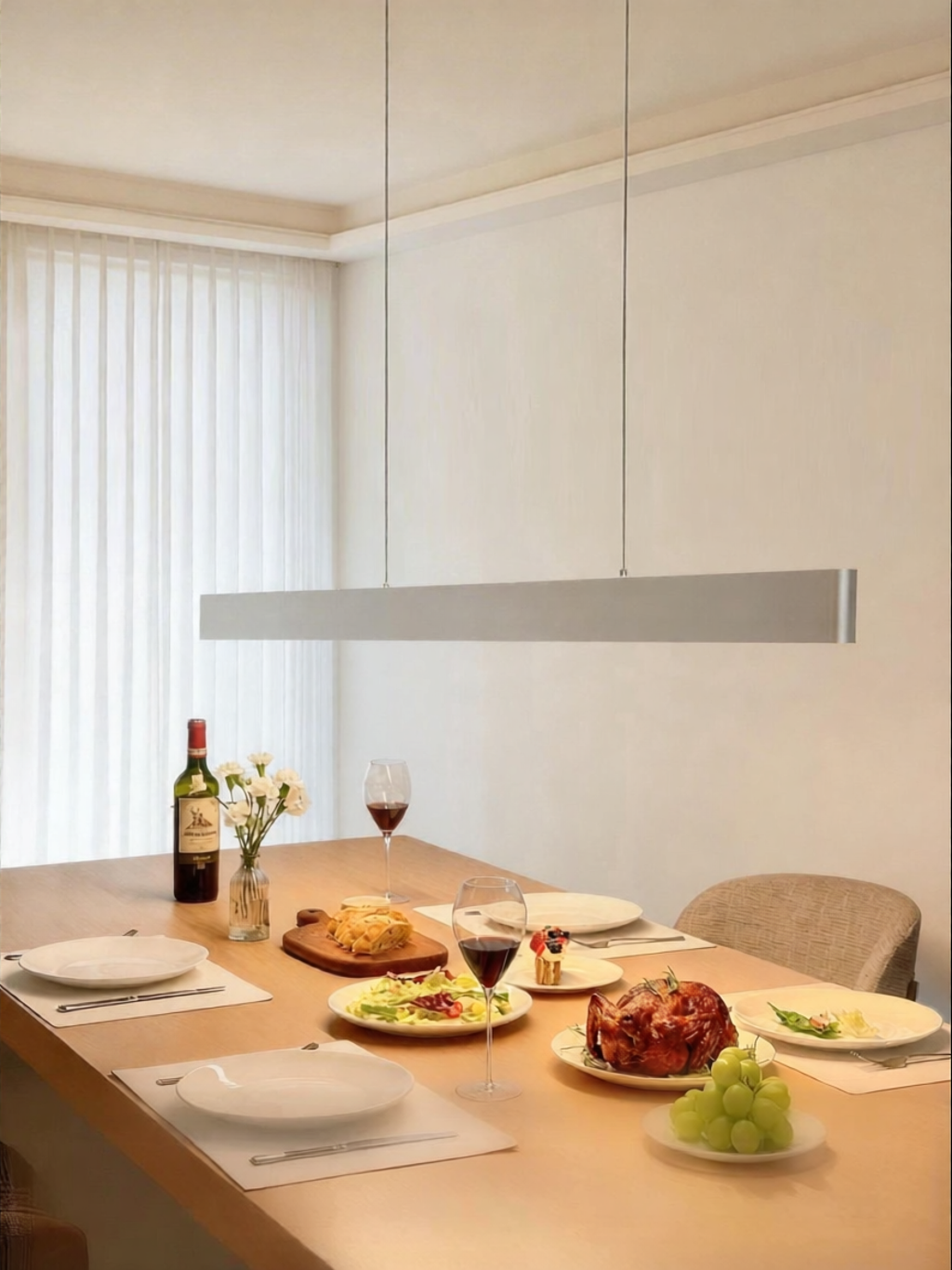 JIANDUN | Spectrum-Protecting Long Bar Simple Style Hanging Light ราคา 8,801 บาท*ส่งฟรี