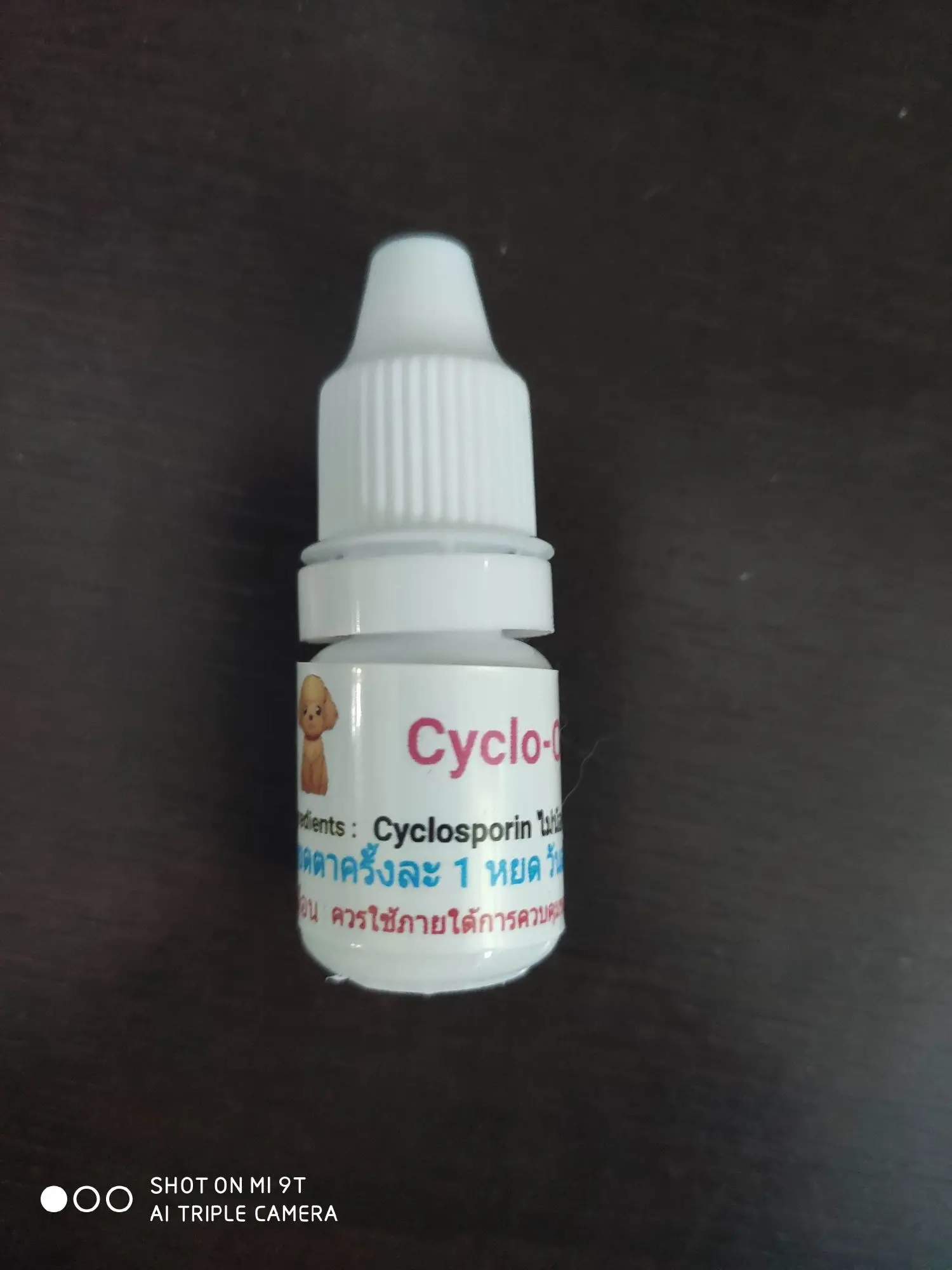 cyclo-oph เรียกน้ำตา สำหรับสุนัขตาแห้ง