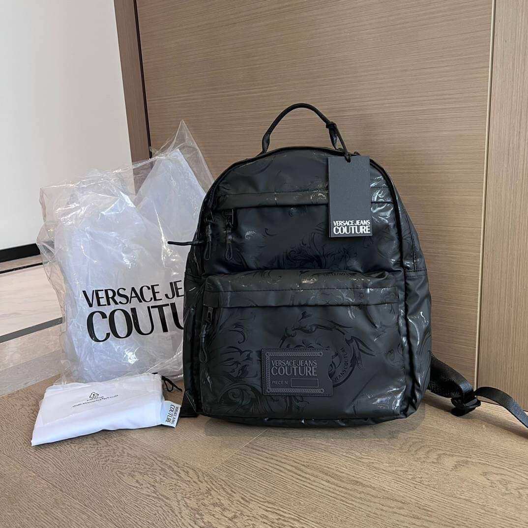 Versace Jeans Couture Baroque Print Cordura Backpack