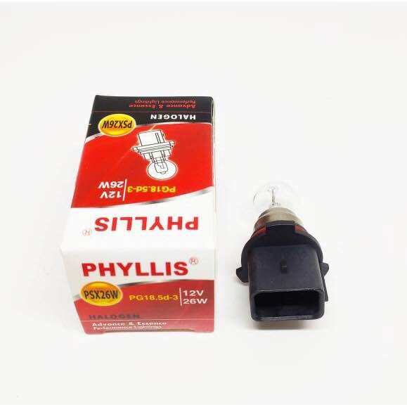 หลอดไฟ PSX26W 12V 26W PHYLLIS ไฟหรี่ ตัดหมอก รถตู้ COMMUTER 1 หลอด ...