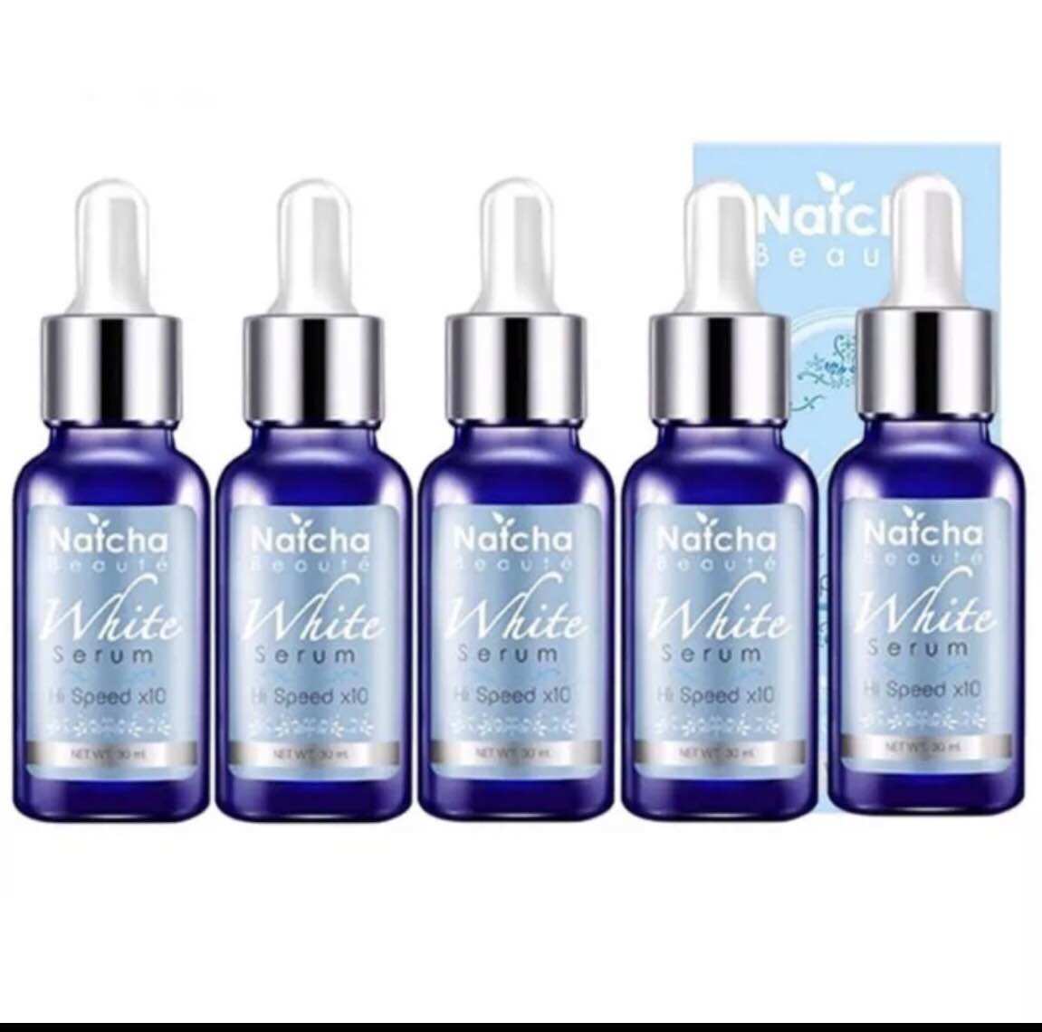 (เรทส่ง5ขวด) Natcha Beaute White Serum เซรั่มณัชชา ขนาด30ml. ราคา 295 บาท*ส่งฟรี