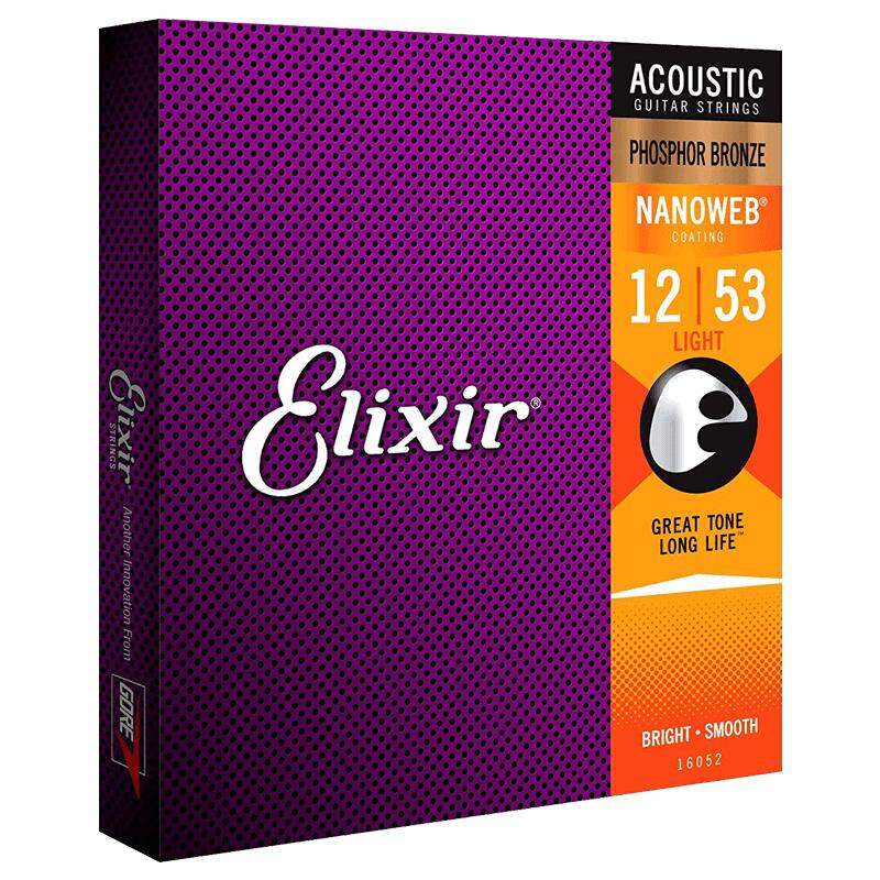 กีตาร์โปร่ง กีตาร์ไฟฟ้า อูคูเลเล่เสียงกังวานใส ELIXIR ยาอม | สายกีตาร์เคลือบครบชุด ราคา 1,535 บาท*ส่งฟรี