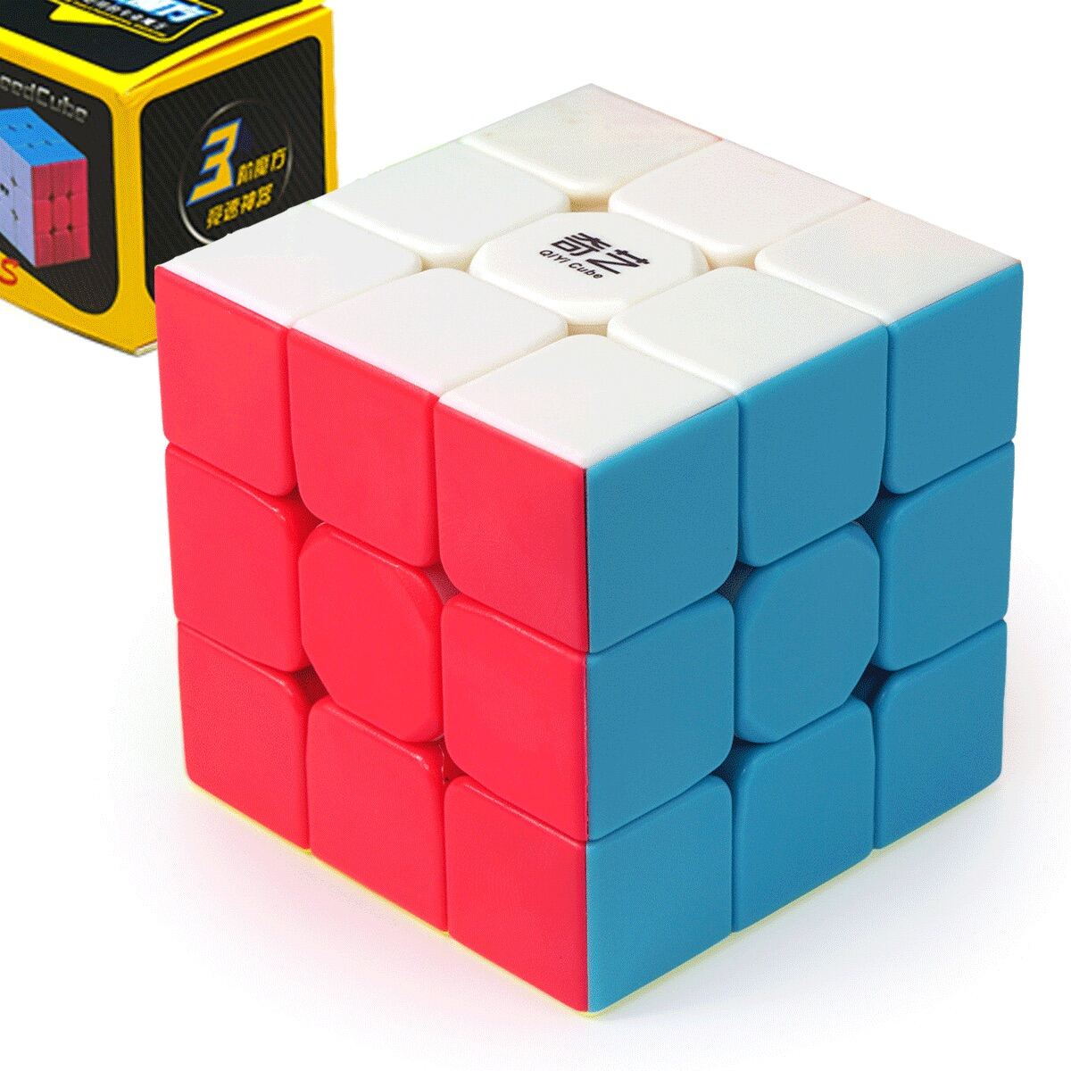 รูบิค Rubik 3x3 QiYi Stickerless หมุนลื่นพร้อมสูตร มือใหม่หัดเล่น คุ้มค่า ของแท้ 100% รับประกัน พร้อมส่ง New Arrival