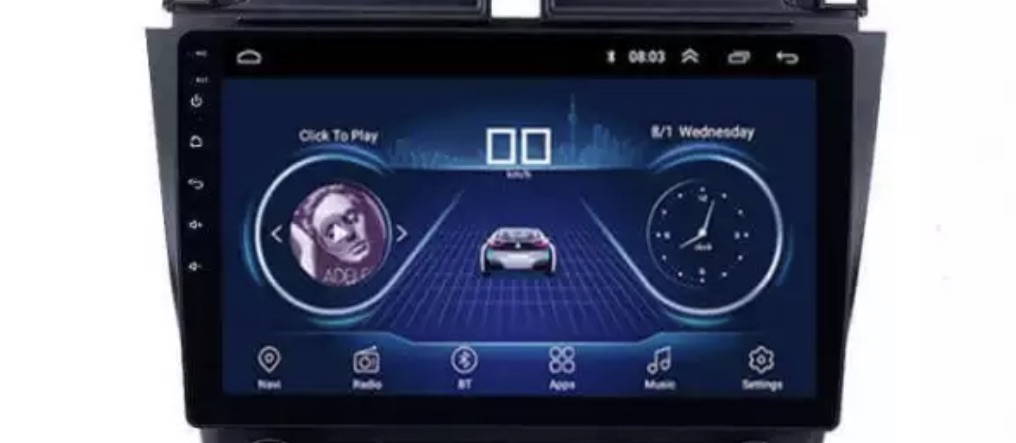 จอแอนดรอย วิทยุแอนดรอย เครื่องเสียงรถยนต์ Toyota Highlander 2015 10.1 Inch Android 9.0 4G NET 2G/16G Google Map