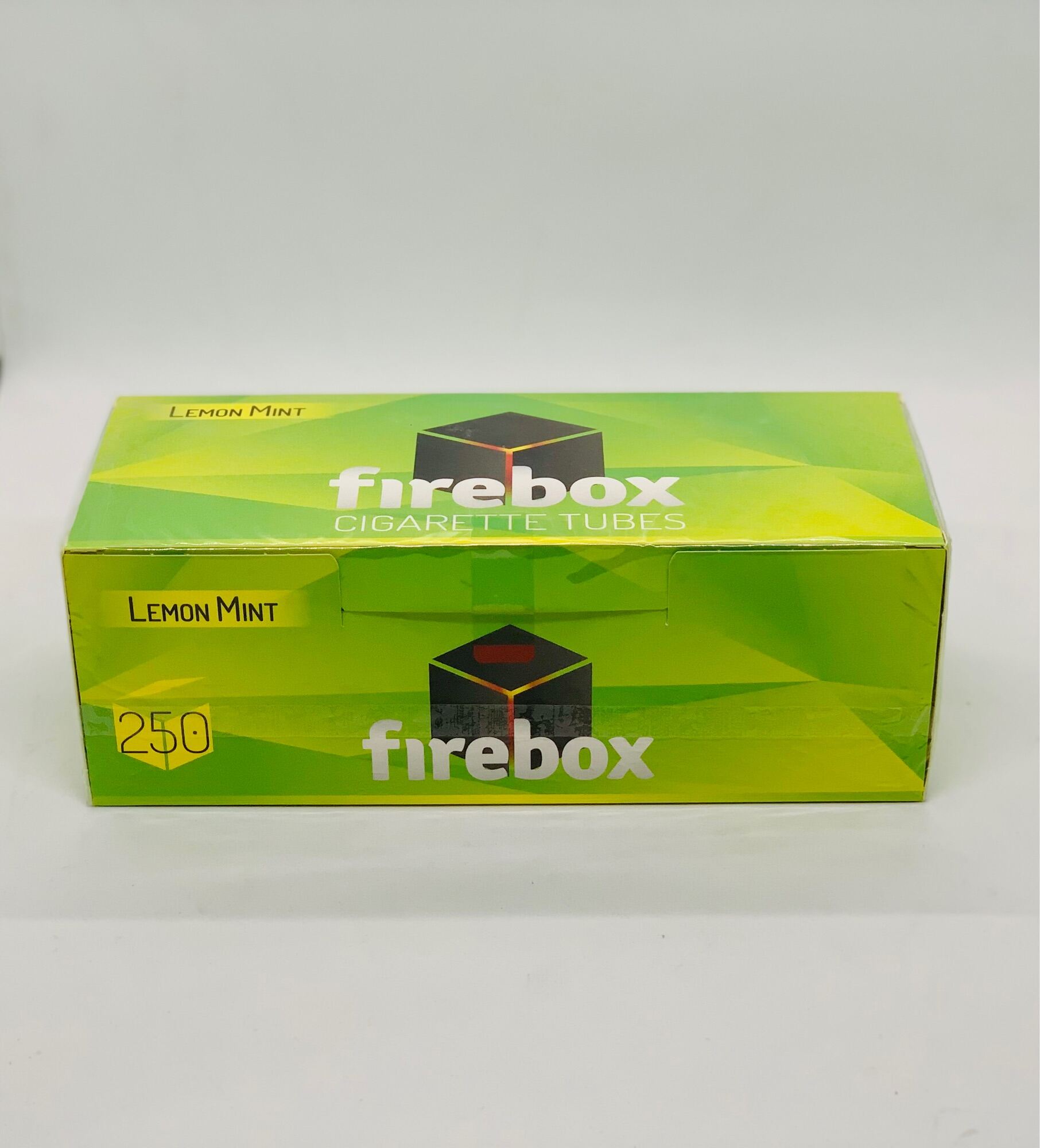 Firebox มวนเปล่ากลิ่นมะนาวมิ้น เป็นมวนที่มีทั้งความหอมและความเย็น อยู่ในระดับกลาง บรรจุ 250 มวน