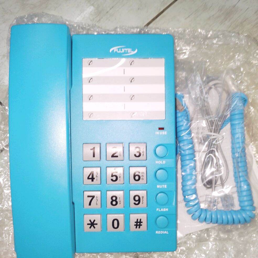 FUJITEL โทรศัพท์บ้านแบบปุ่มกดรุ่น FT 408 ราคา 535 บาท*ส่งฟรี