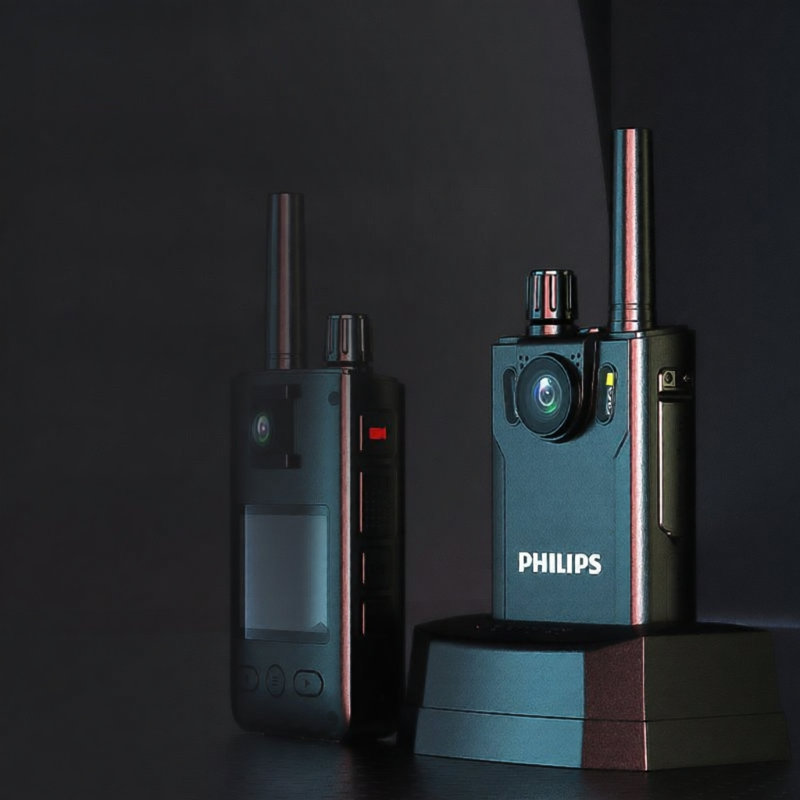 Philips | Intelligent Public Network Walkie-talkie High Definition Infrared Night Vision Body Camera ราคา 9,039 บาท*ส่งฟรี