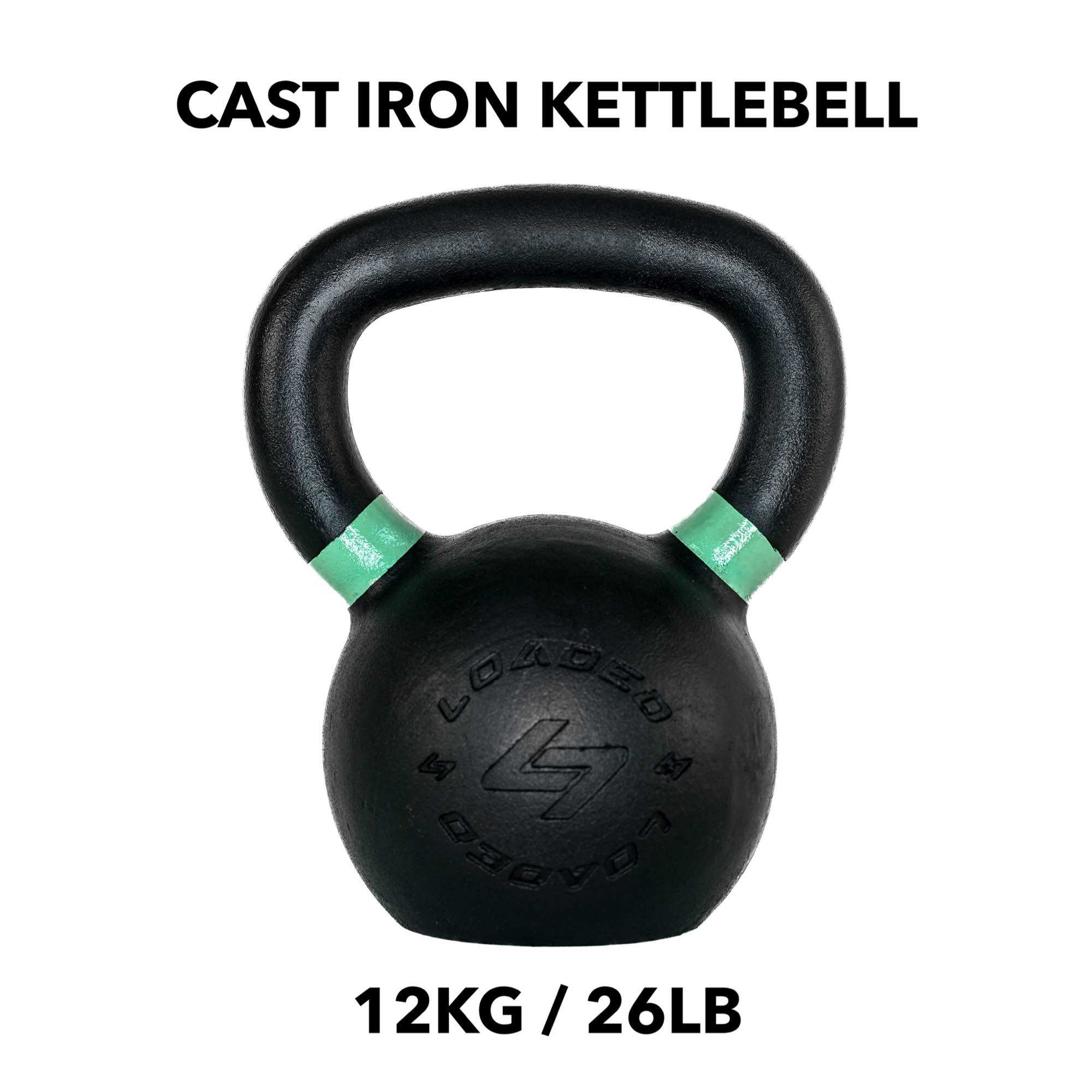 NEW💥สินค้าใหม่💥 CAST IRON KETTLEBELL (เหล็กหล่อ) เกรดสุงสุด 12KG / 26LB ราคา 1,490 บาท*ส่งฟรี