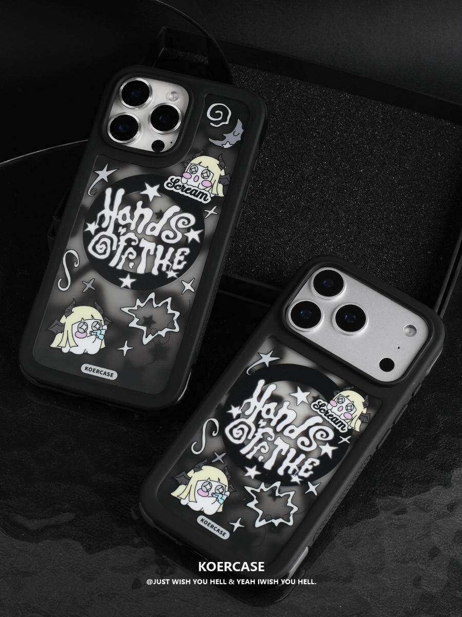 Magnetic Devil Cartoon Design Phone Case