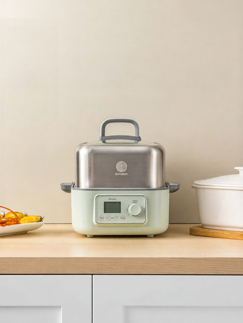 BUYDEEM | Multifunctional Automatic Reservation Home Use Electric Steamer ราคา 12,383 บาท*ส่งฟรี