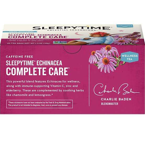 Celestial Seasonings Sleepytime® Echinacea Complete Care 20 Tea Bags ชา